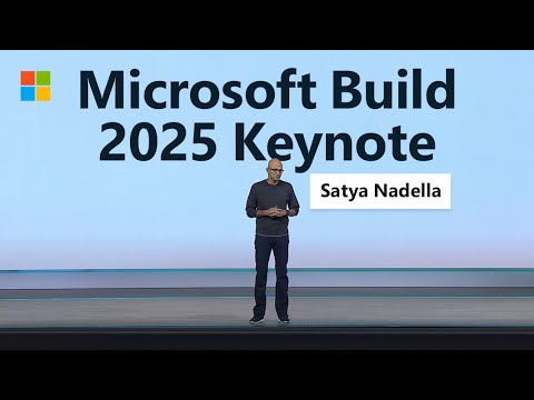 CoderKrip's tweet card. Microsoft Build 2025 | Satya Nadella Opening Keynote