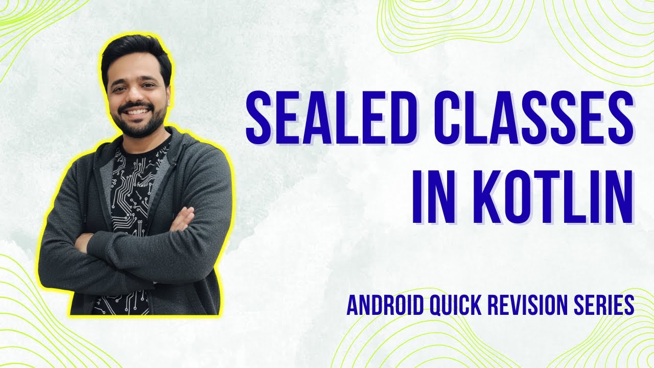 BackToCoding's tweet card. SEALED CLASSES in Kotlin Explained | Android Interview Quick Revision...