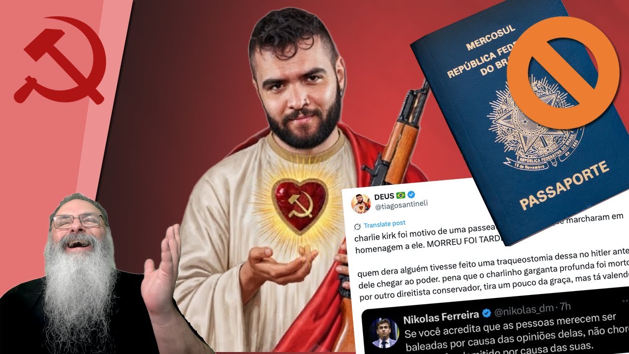 alecap_sp's tweet card. DEPARTAMENTO de ESTADO AMERICANO REVOGA VISTOS de ESQUERDISTAS e CITA...