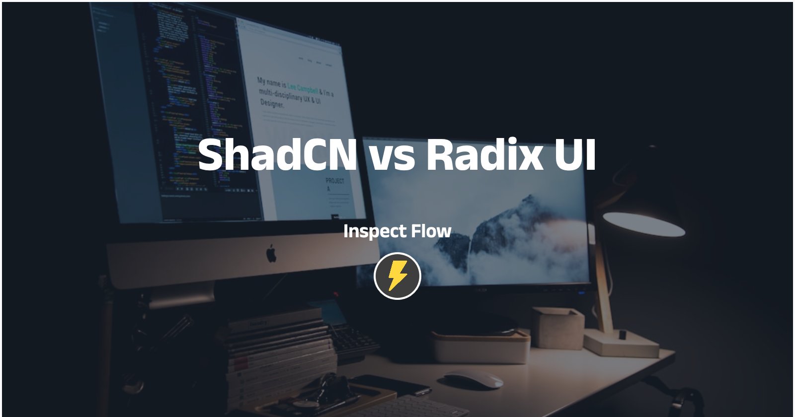 inspectflow's tweet card. Shadcn and Radix UI are powerful component libraries offering different approaches to building accessible and customizable UI components in React. Thi