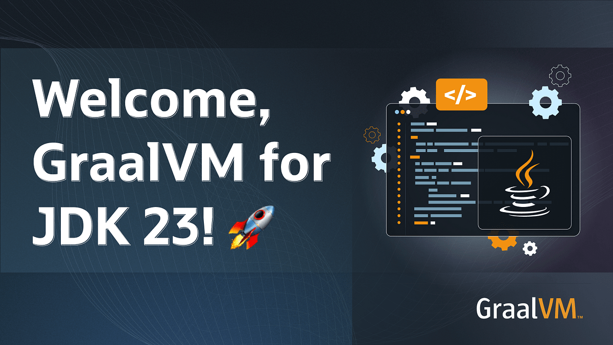 graalvm's tweet card. Today we are releasing GraalVM for JDK 23!