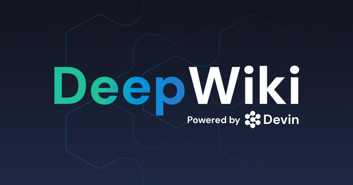 codedbean's tweet card. DeepWiki provides up-to-date documentation you can talk to, for every repo in the world. Think Deep Research for GitHub - powered by Devin.