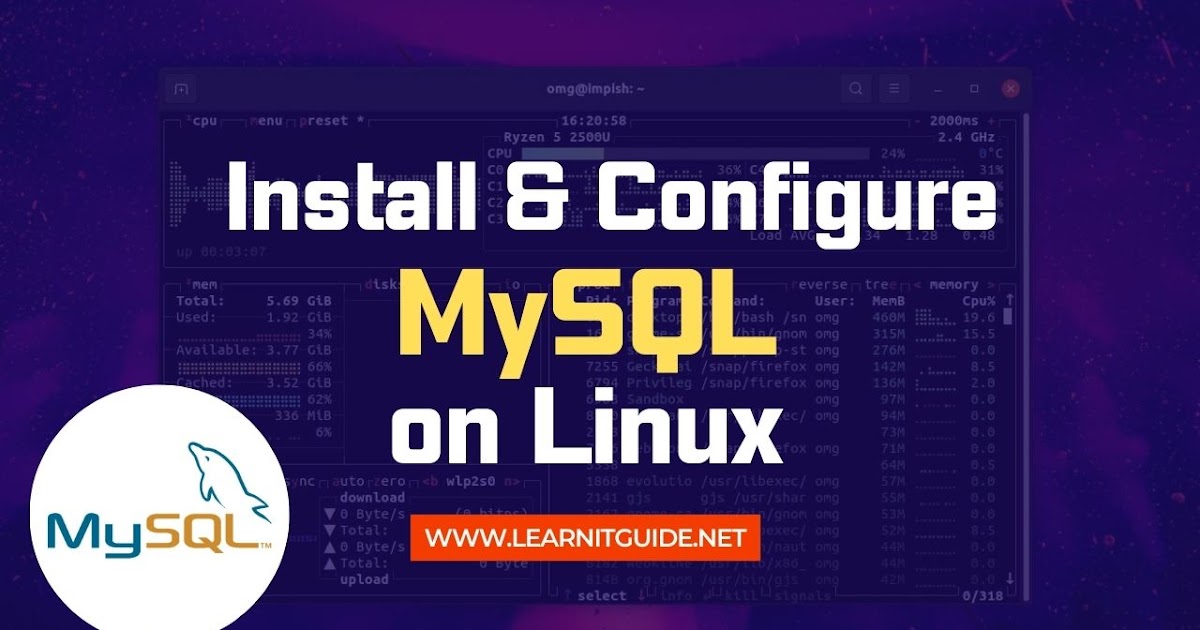 learnitguide's tweet card. install mysql ubuntu, ubuntu install mysql, install mysql linux, configure mysql on ubuntu, install mysql server ubuntu, install mysql server ubuntu