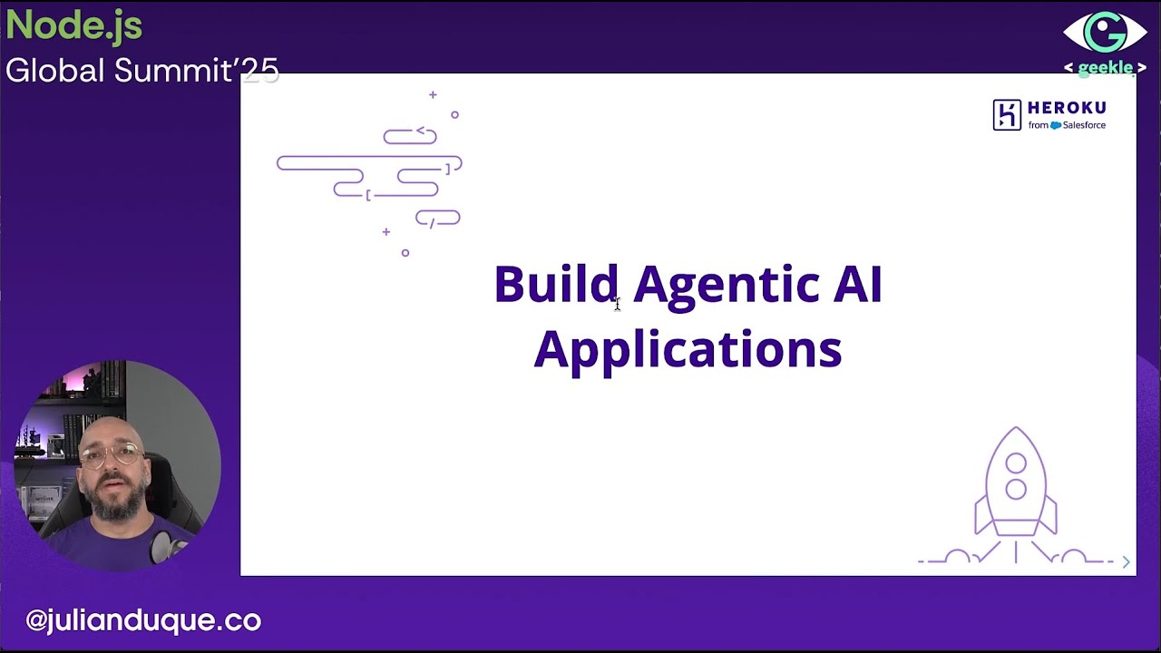 julian_duque's tweet card. Building AI Applications with LangChain and Node.js