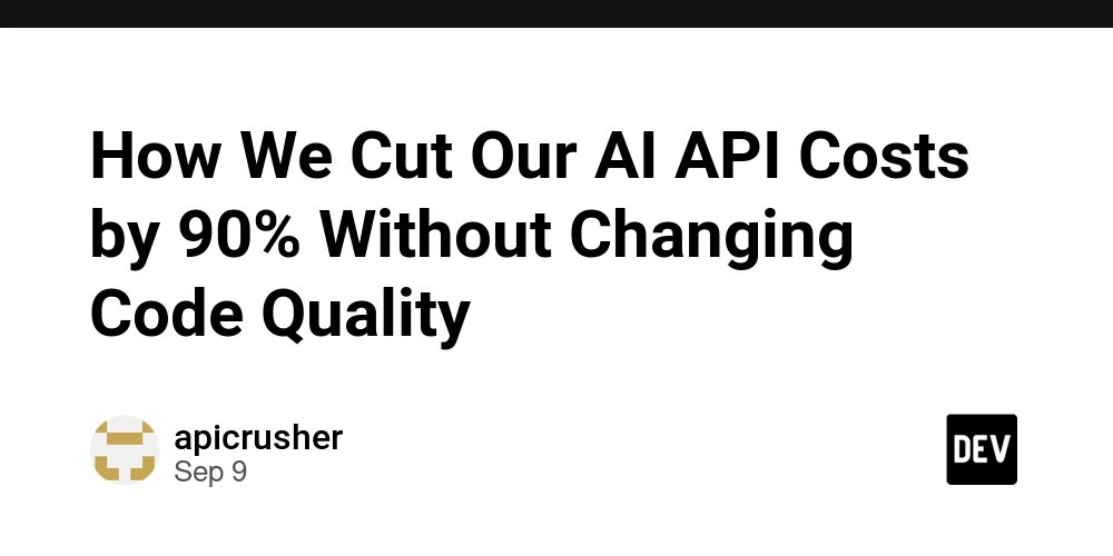 rootcontroller's tweet card. From $8k to $800/month - how we fixed our expensive AI API habits with intelligent routing