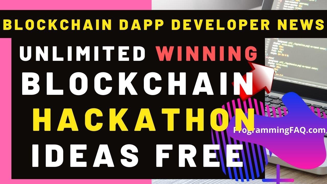 SolomonFoskaay's tweet card. How To Access Unlimited Winning BLOCKCHAIN HACKATHON IDEAS FREE +...