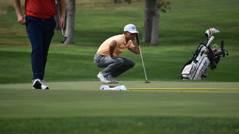 uttylerpatriots's tweet card. AMARILLO, TEXAS – UT Tyler men's golf is nine shots under par and and six back of first place as they stand midway through their second round of action at the Ryan Palmer Foundation invite.