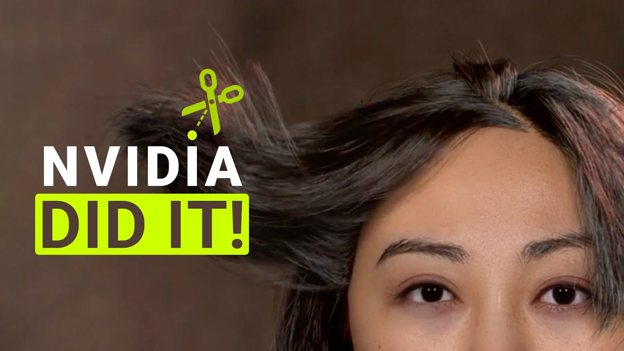 FunMachineLearn's tweet card. NVIDIA Is Simulating 100,000 Hair Strands!
