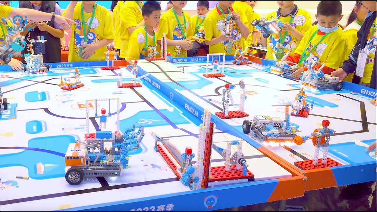 WhalesBot's tweet card. Ultimate Robotics Competition: Racing, Weightlifting, Fencing & More!...