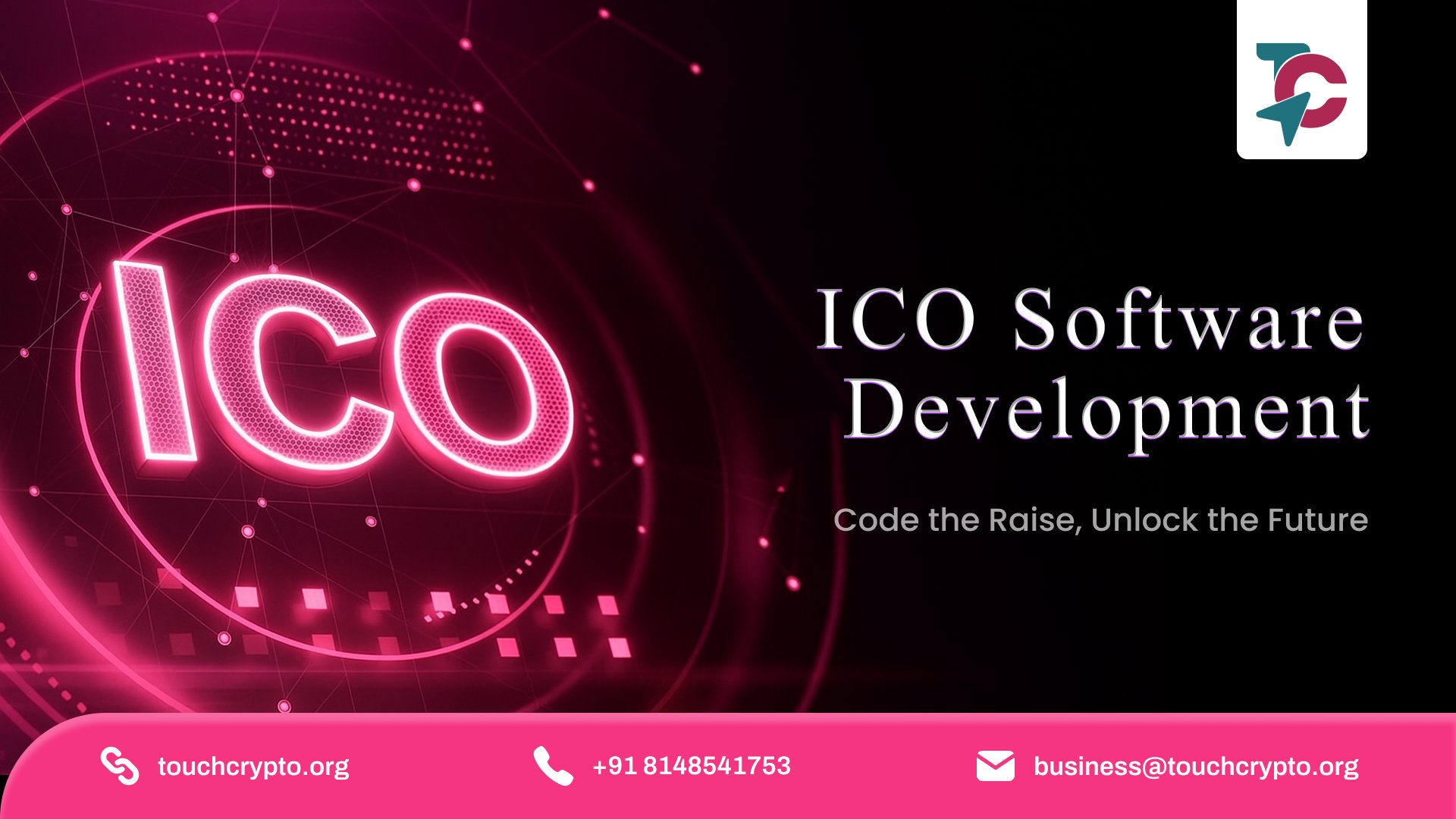 touchcrypto25's tweet card. As a reputed ICO Solutions Provider, we offer White-Label ICO software that allows projects to go live in a short time and accept users from around the world.