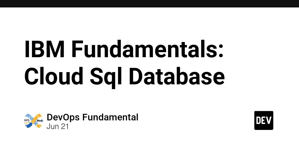 prod42net's tweet card. The Future of Data: A Deep Dive into IBM Cloud SQL Database Imagine you're the CTO of a...