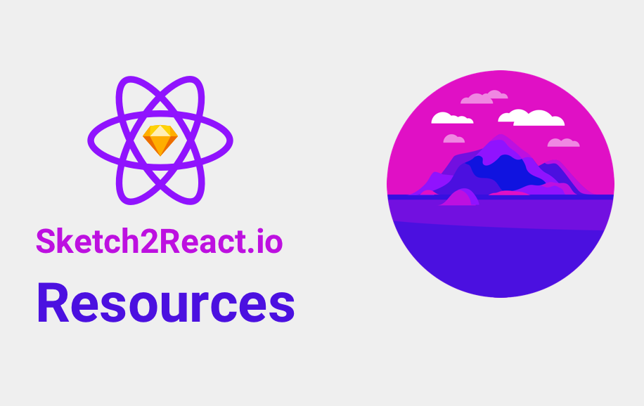 Sketch2R's tweet card. Sketch2React is a tool and framework that lets you alter your Sketch design files with the super powers of Bootstrap and React.
