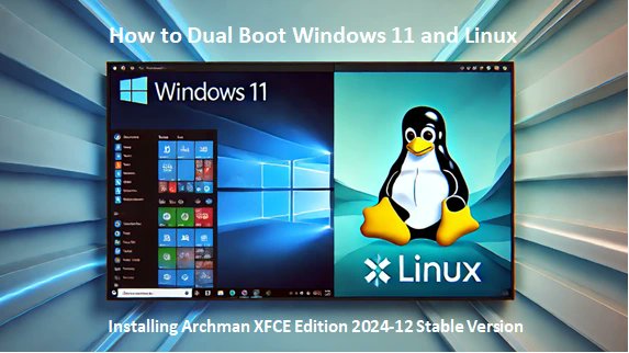 newsfeedindia01's tweet card. Learn how to dual boot Windows 11 and Linux with Archman XFCE in this step-by-step beginner's guide for a seamless experience.