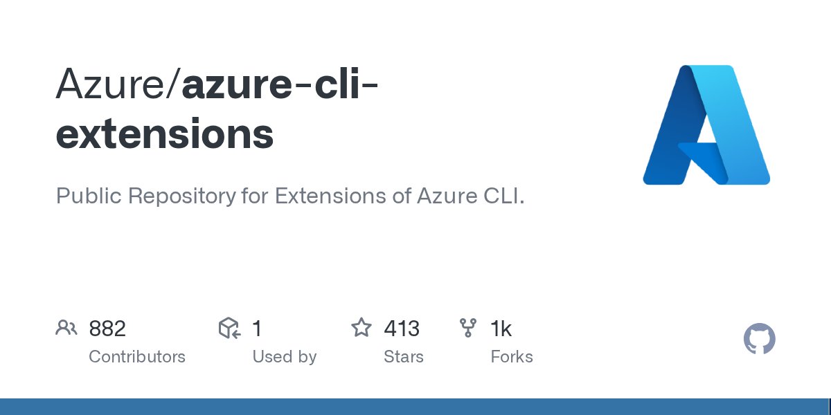 YuKogasaka's tweet card. Public Repository for Extensions of Azure CLI. Contribute to Azure/azure-cli-extensions development by creating an account on GitHub.