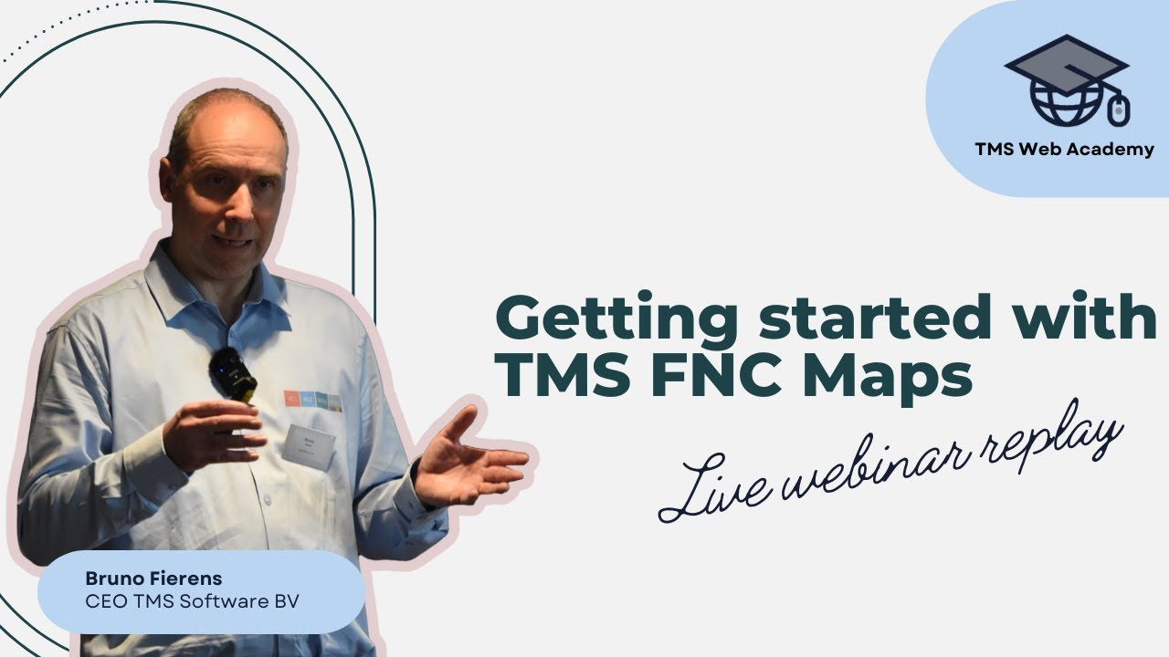 TMSsoftwareNews's tweet card. Getting started with TMS FNC Maps: Live webinar replay