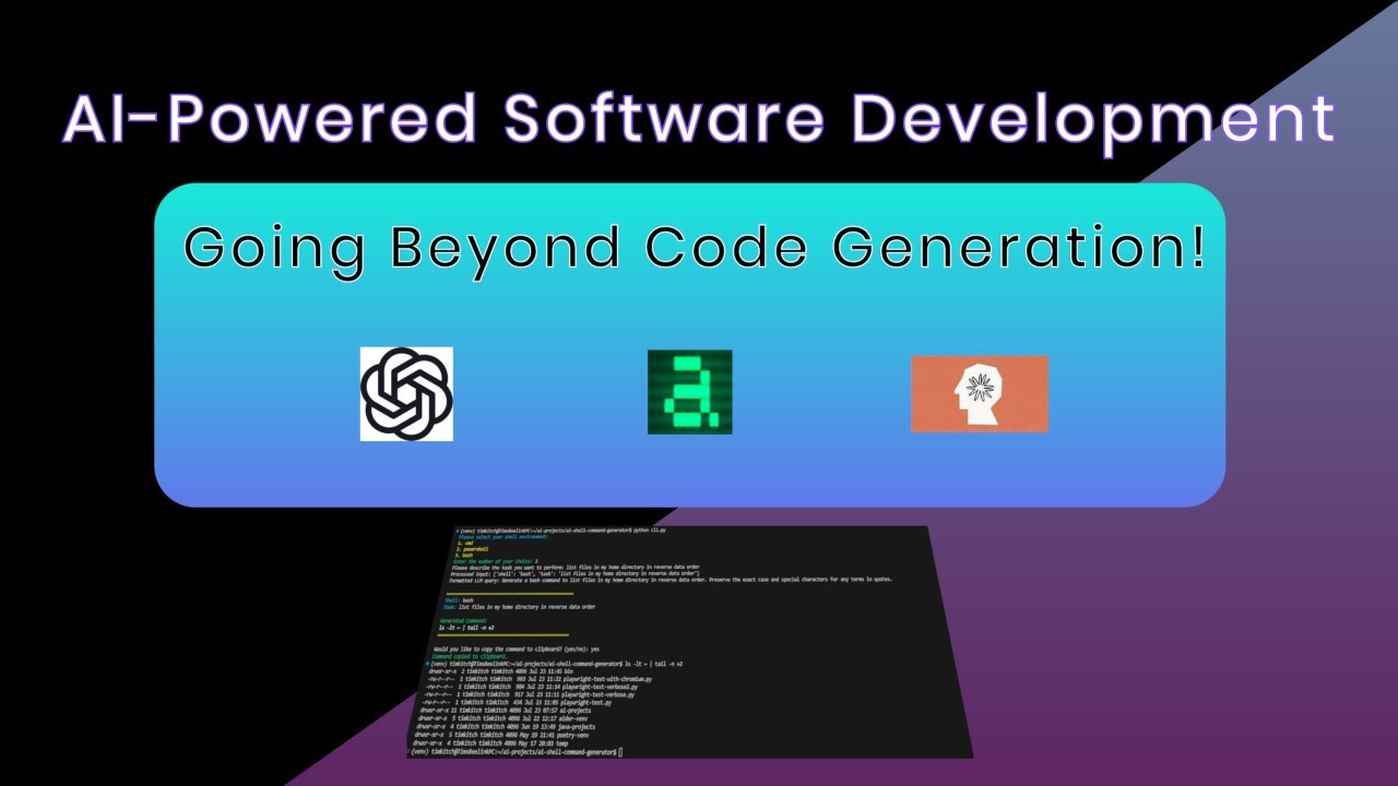 CodingFutureAI's tweet card. AI-Powered Software Development: Beyond Code Generation