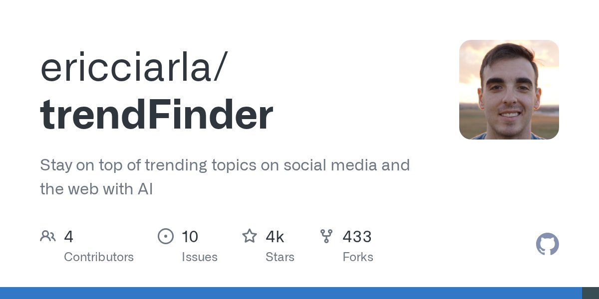 nexmoe's tweet card. Stay on top of trending topics on social media and the web with AI - ericciarla/trendFinder