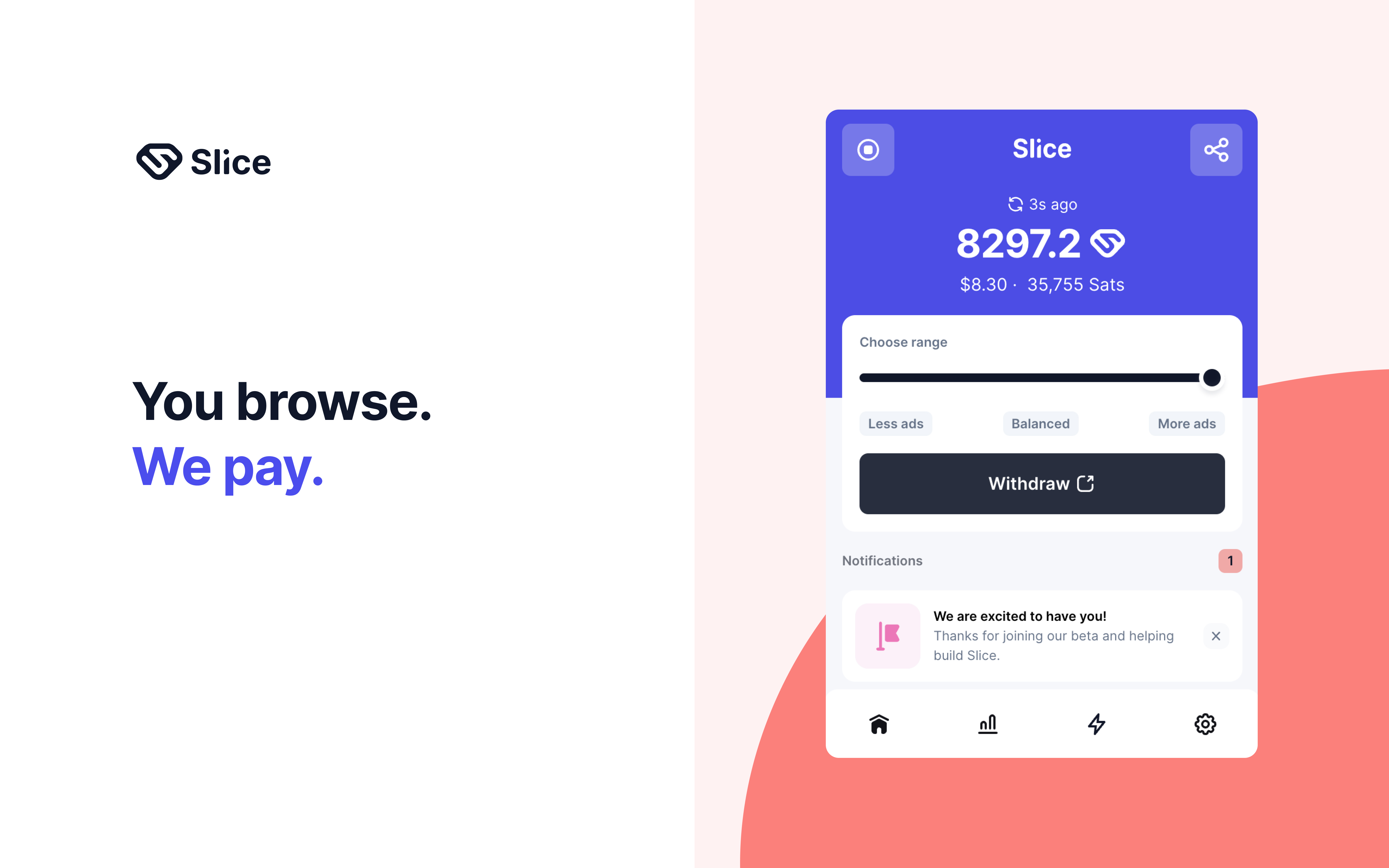 TheBestcodeMan's tweet card. Add the Slice extension to your browser today and claim your fair share of the $455 billion digital advertising pie.