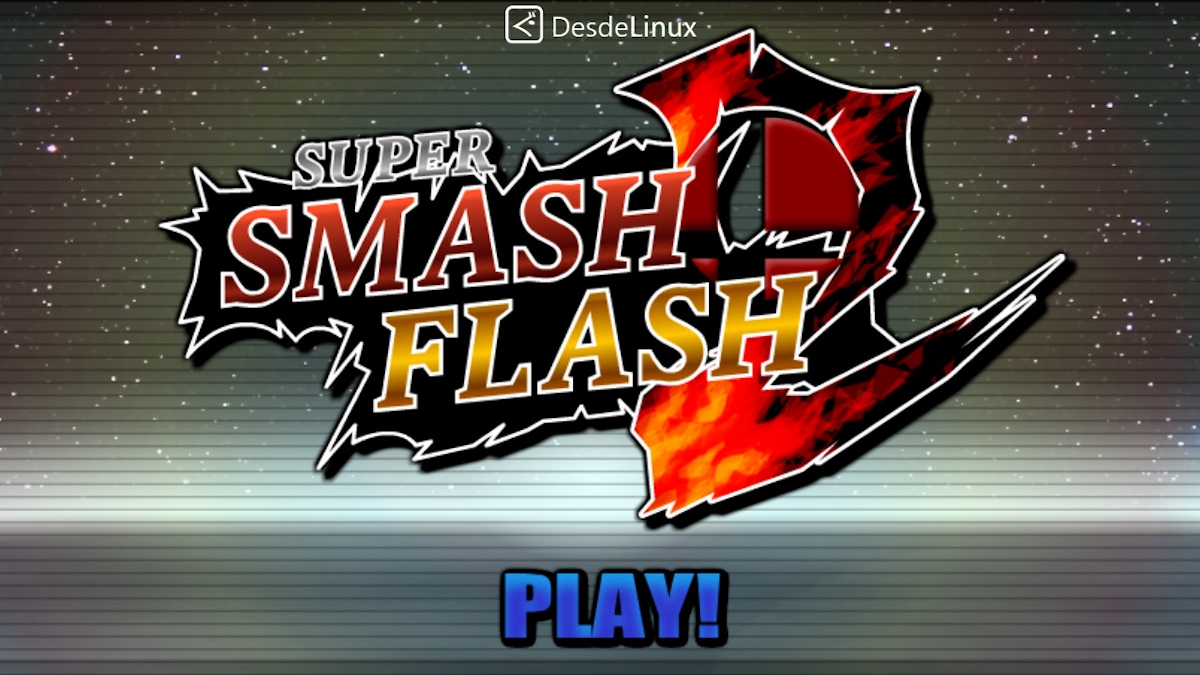 DesdeLinux's tweet card. Super Smash Flash 2 es un genial juego gratuito disponible para Linux, en el cual, podemos jugar al videojuego Super Smash Bros de Nintendo.