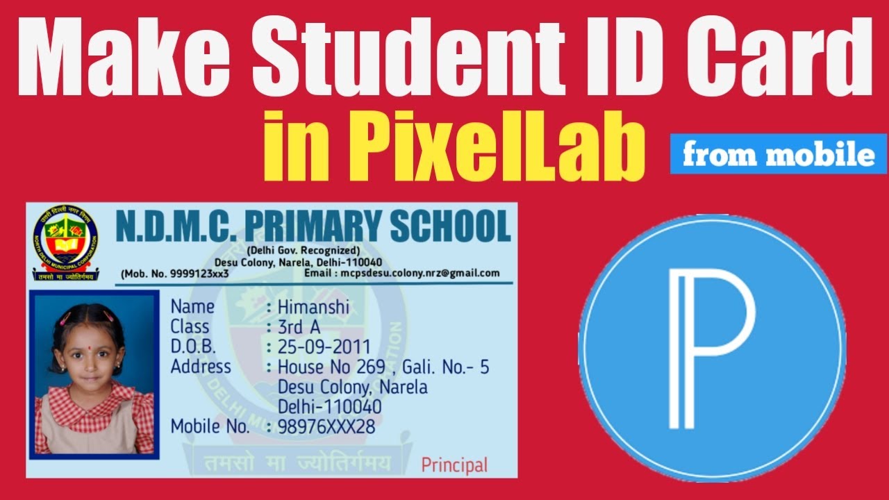 techTutorials67's tweet card. How to make student id card | ID card design| आईडी कार्ड कैसे बनाएं।