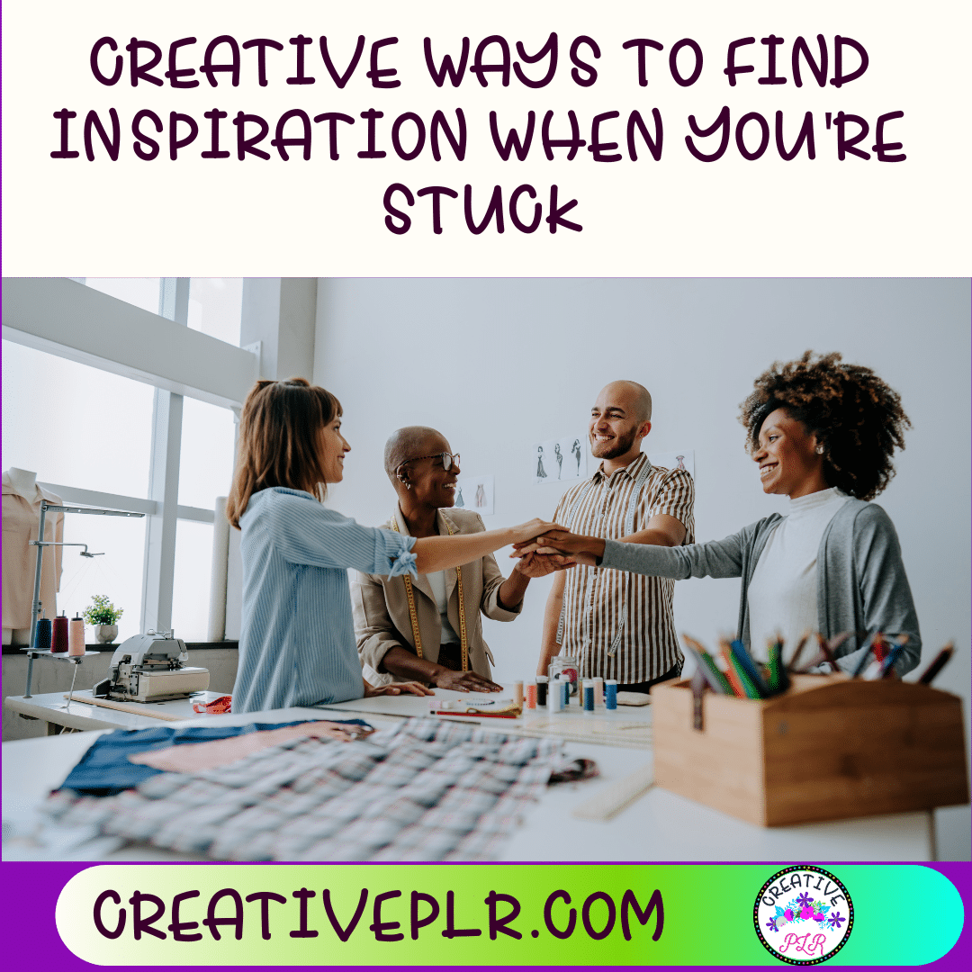 creativeplr's tweet card. We all hit creative blocks now and then and see ways to find inspiration. Normal feelings arise in difficult situations. Being stuck can halt your progress.