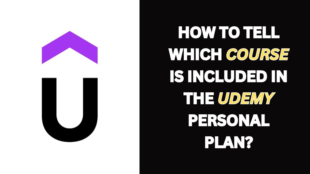 TopItGuy's tweet card. How to tell which course is included in the Udemy personal plan?