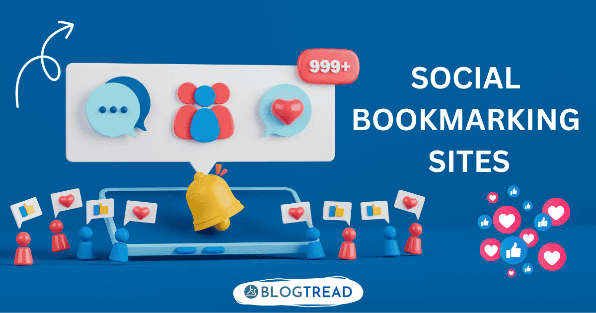 BlogTread's tweet card. Social Bookmarking Sites List 2025: Discover the top 50 social bookmarking sites, including free, paid, Dofollow, and high DA sites for SEO and traffic boost.