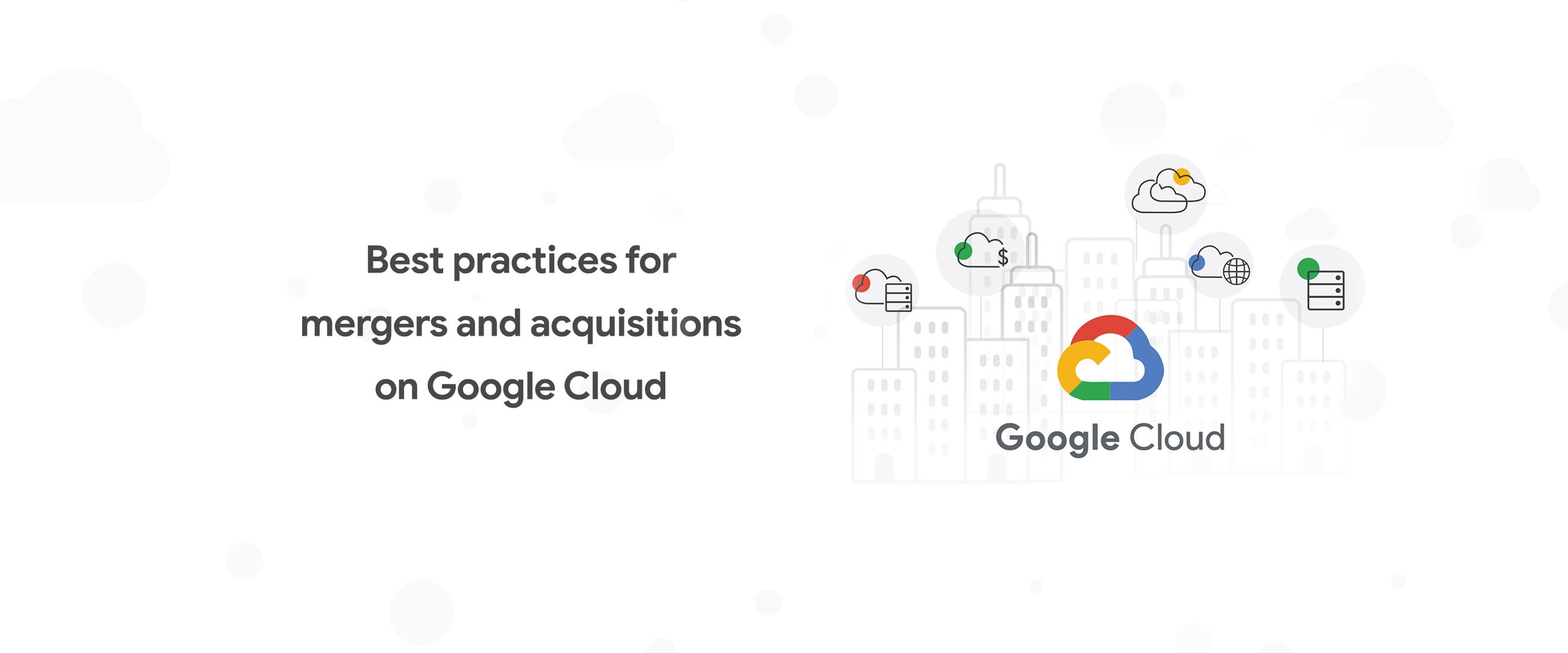 ChalktalkCloud's tweet card. When two companies engage in a merger or acquisition, you need to Integrate their cloud domains and organizations – here’s how on Google Cloud.
