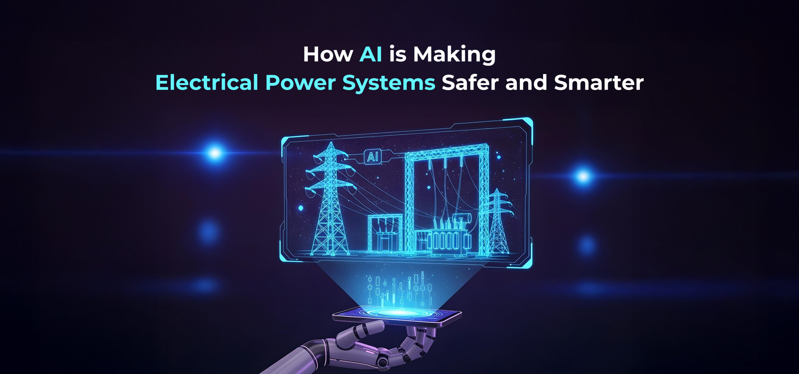 manav_mepl's tweet card. AI is transforming electrical power systems by enhancing safety, efficiency, and reliability across electrical installations.