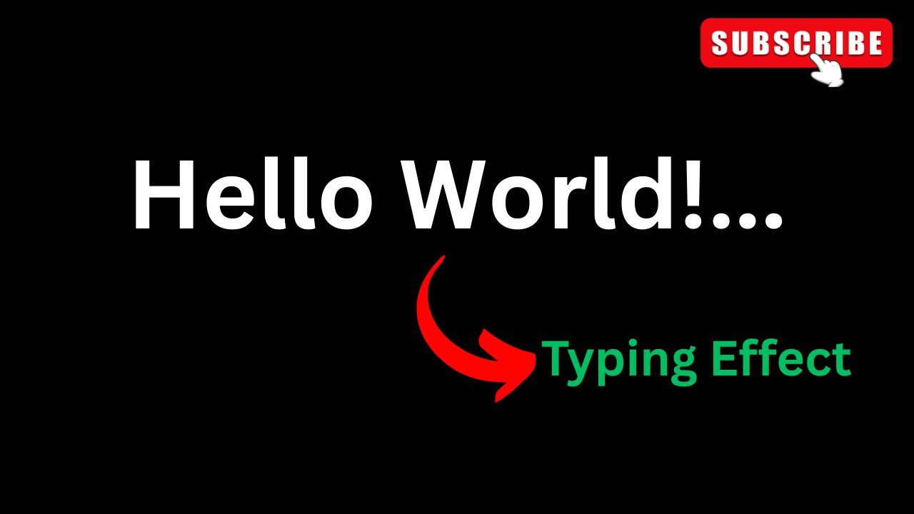 codingcloud24's tweet card. How to Make Text Typing Effects with HTML & CSS | Coding Cloud