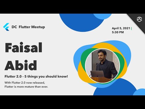 jonipepin's tweet card. DC Flutter Apr 5, 2021: Flutter 2.0 - 5 things you should know!