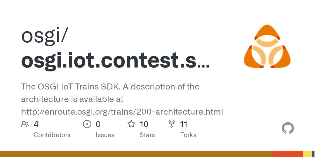 OSGiWG's tweet card. The OSGi IoT Trains SDK. A description of the architecture is available at http://enroute.osgi.org/trains/200-architecture.html - osgi/osgi.iot.contest.sdk