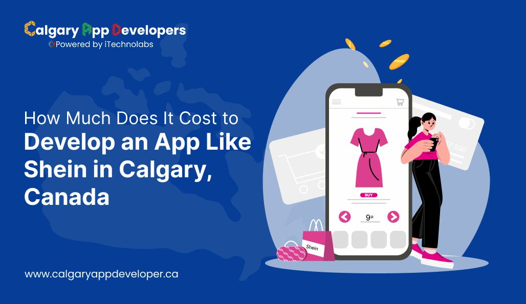 AppCalgary's tweet card. Discover the cost to develop an app like Shein in Calgary, Canada. Learn features, tech stack, and pricing insights tailored for startups, brands, & investors.