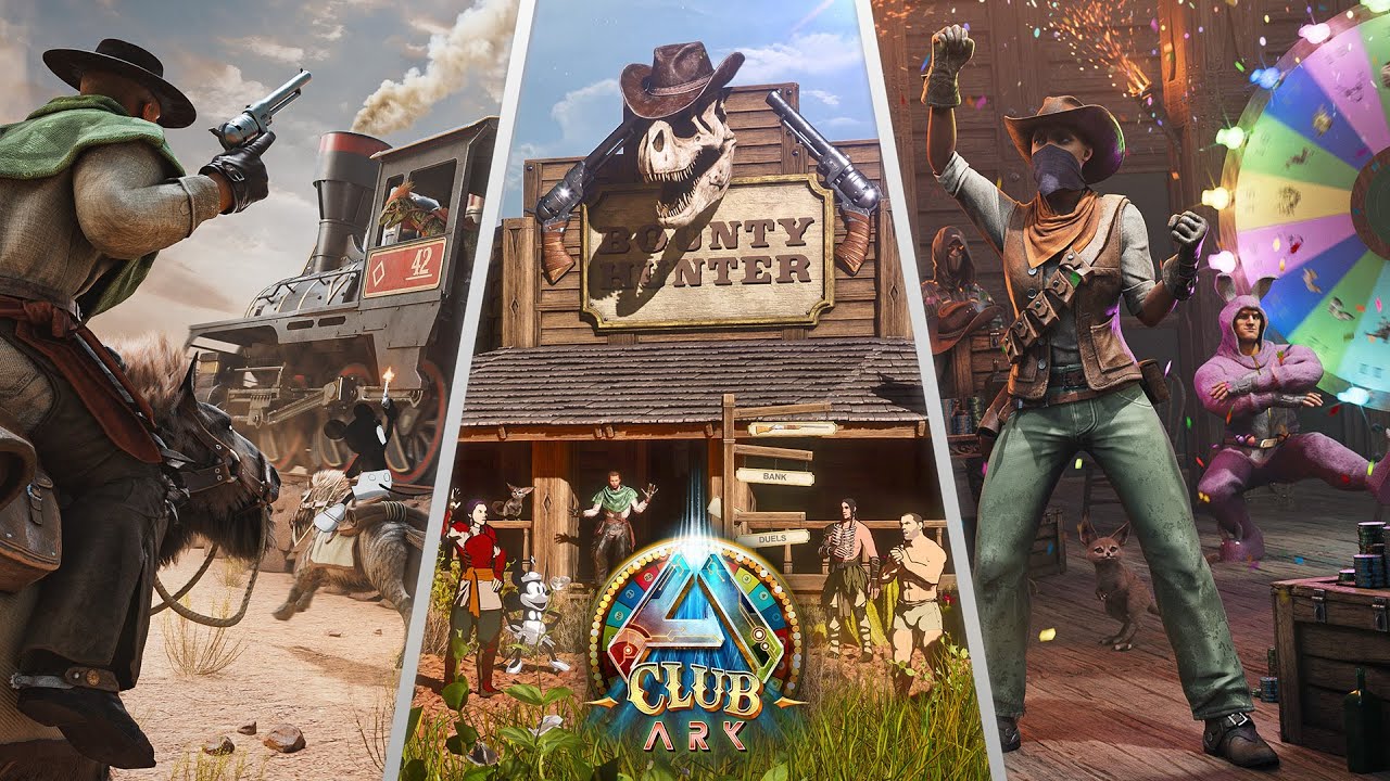 survivetheark's tweet card. Club ARK Launch Trailer - The Club Is Now Open!
