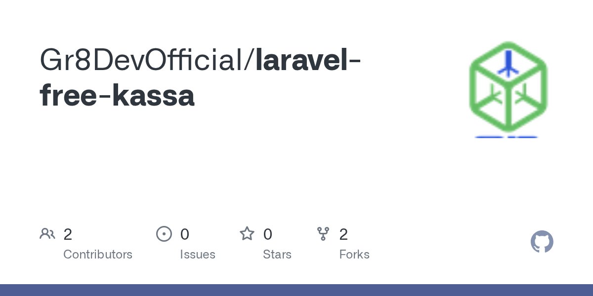 LaravelPackages's tweet card. free-kassa.ru API package for laravel