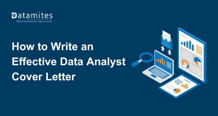 DataMites's tweet card. Learn to craft a compelling data analyst cover letter with DataMites. Step-by-step guidance, tips for freshers & experienced professionals, showcasing skills, projects, and certifications to boost...