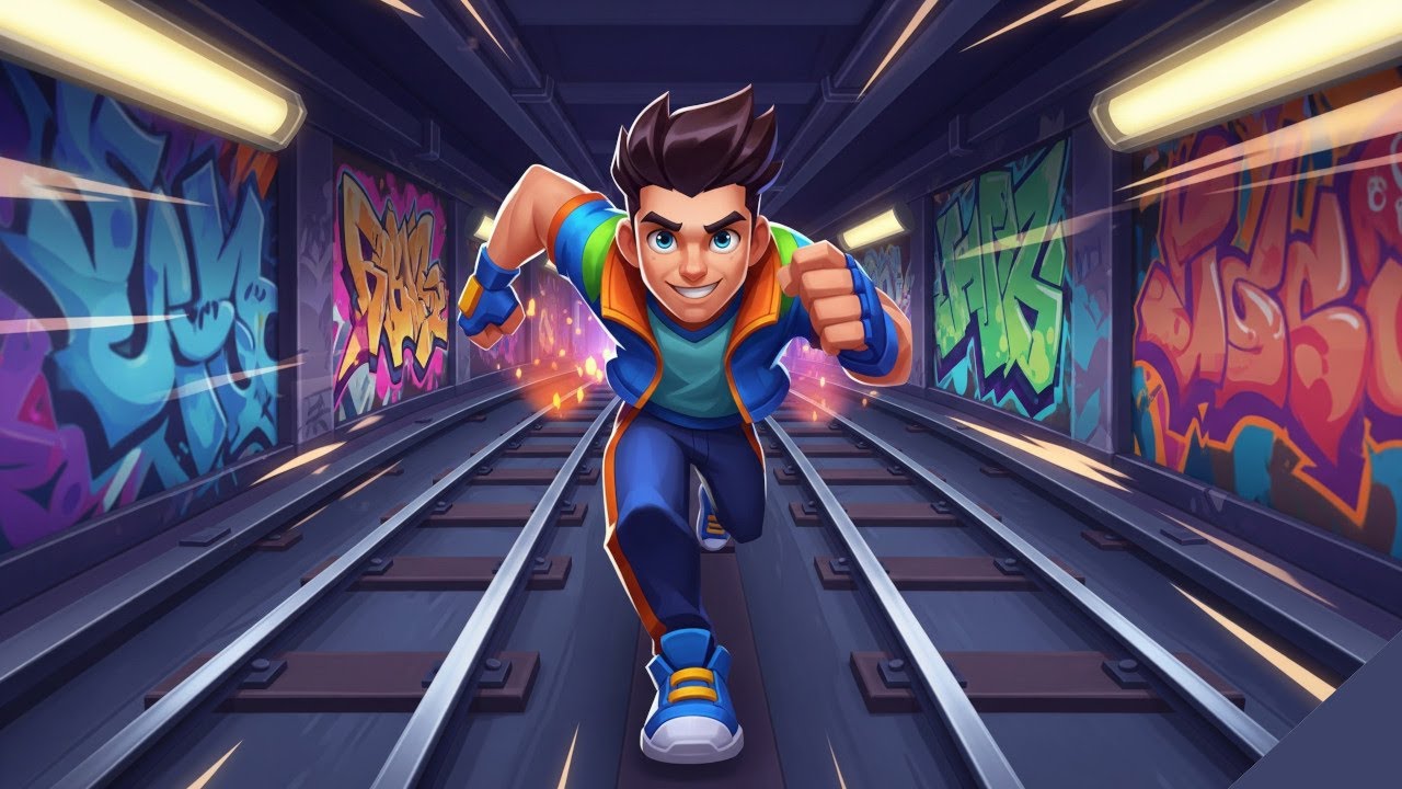 VECTOR3_ACADEMY's tweet card. Godot 4.4 Subway Surfers Replica (Moving Train)