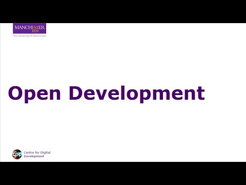 CDDManchester's tweet card. Open Development