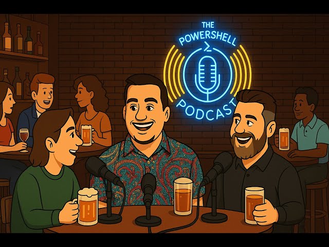 PowerShellpod's tweet card. In this episode of the PowerShell Podcast, we catch up with returning guest and security research program manager at Microsoft, Miriam Wiesner. Recorded live at...