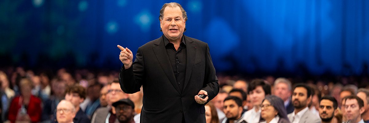ComputerWeekly's tweet card. Salesforce has launched Agentforce 360, a platform for agentic AI, integrating Slack as its interface.
