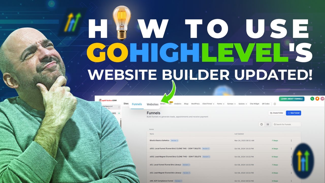 automatedmarktr's tweet card. Build Your Dream Website in GoHighLevel Without Being a Designer