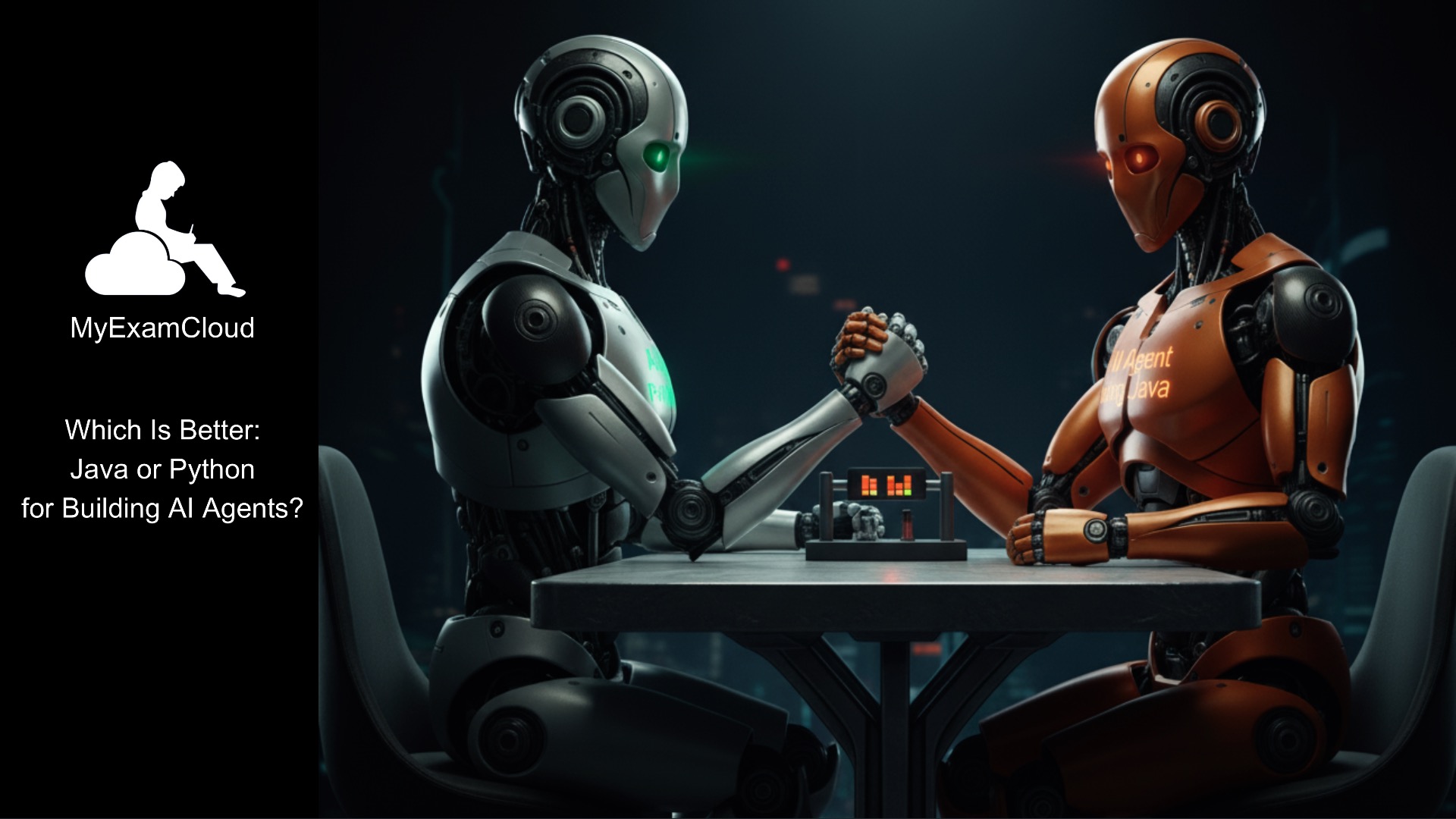 epractizelabs's tweet card. MyExamCloud Blog Article - Which Is Better: Java or Python for Building AI Agents?