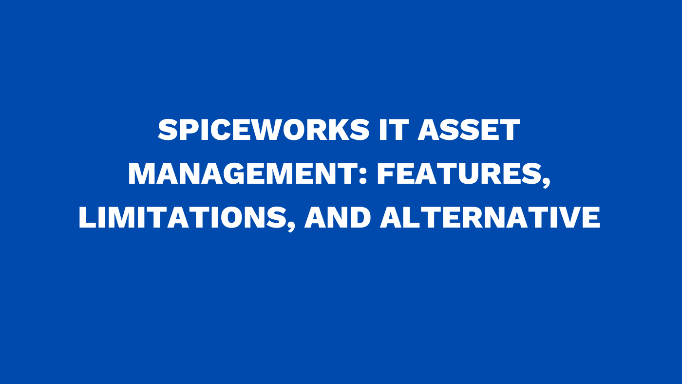VirimaTech's tweet card. Discover the features, limitations, and top alternatives to Spiceworks IT Asset Management. Learn if it's the right choice for your IT asset tracking needs.