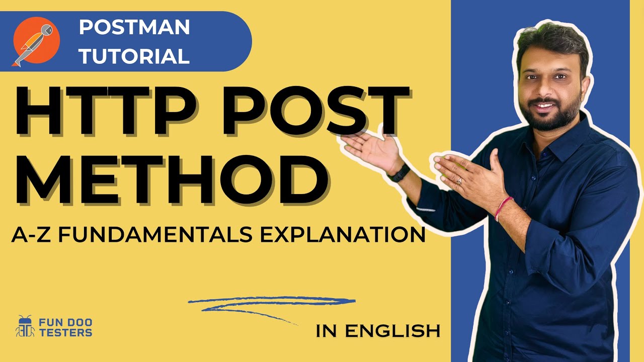 fundootesters's tweet card. Postman Tutorial in Hindi - HTTP POST Method explanation
