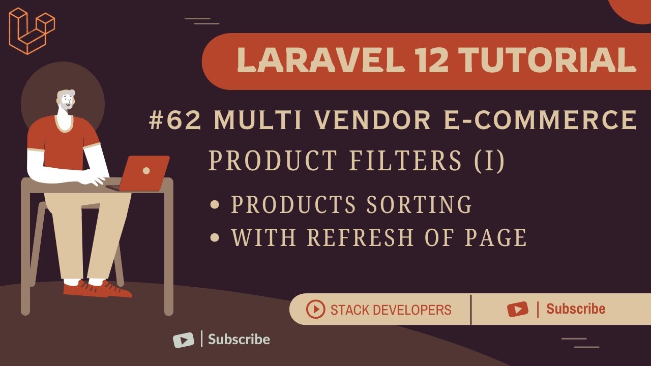 stacdevelopers's tweet card. Laravel 12 Tutorial #62 | Product Filters (I) | Products Sorting with...