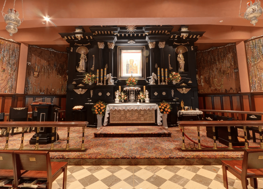 k_yoder's tweet card. Aug. 26 is the feast of Our Lady of Częstochowa, also known as the “Black Madonna.” Celebrate her feast day with this virtual tour of her U.S. shrine.
