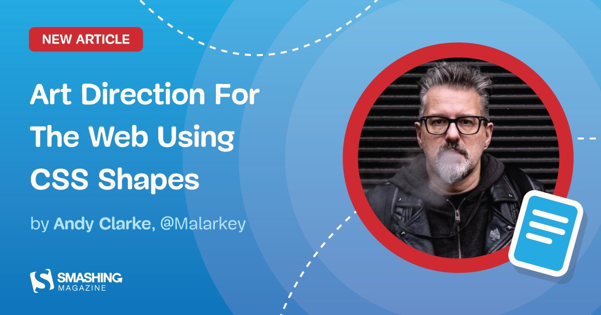 vectorpatterns's tweet card. Last year, Rachel Andrew wrote “Take A New Look At CSS Shapes” where she reintroduced readers to the basics of using CSS Shapes. In this new tutorial, Andy Clarke expands on the topic of “Art...