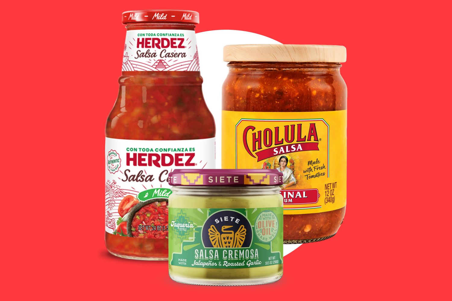 foodandwine's tweet card. Chefs share the jarred salsas they stock for chips, tacos, and weeknight cooking — from classics like Cholula and Herdez to a cult gas station favorite and a guacamole salsa.