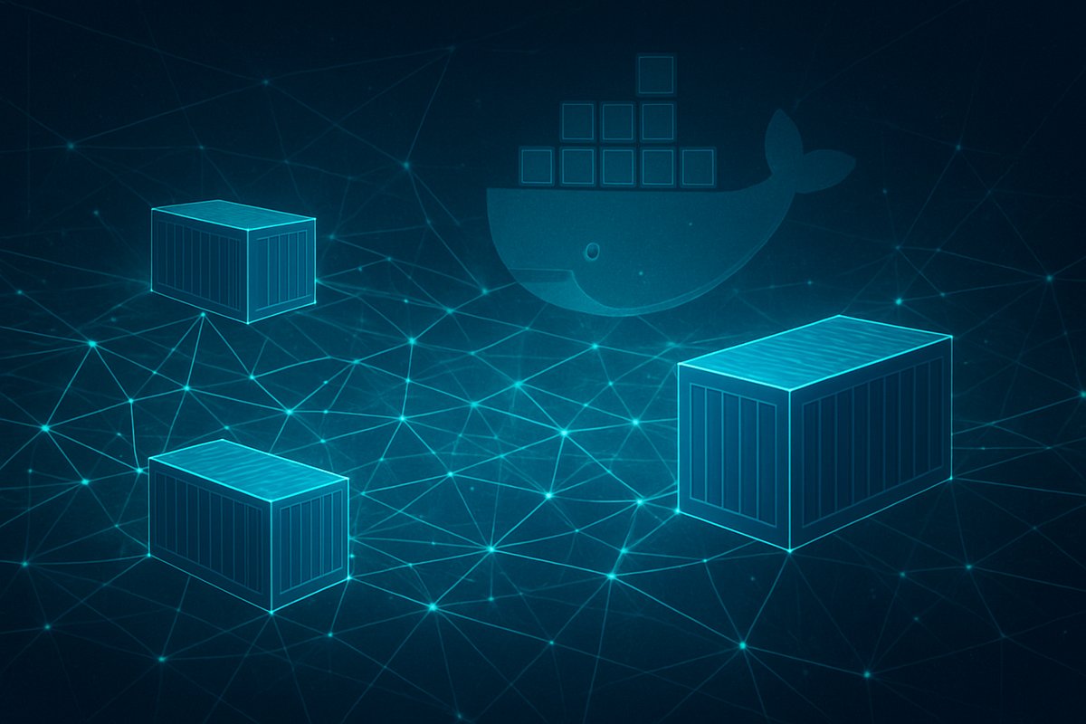 devops_blog's tweet card. Master Docker networking in this comprehensive guide. Learn how bridge, host, and overlay networks work