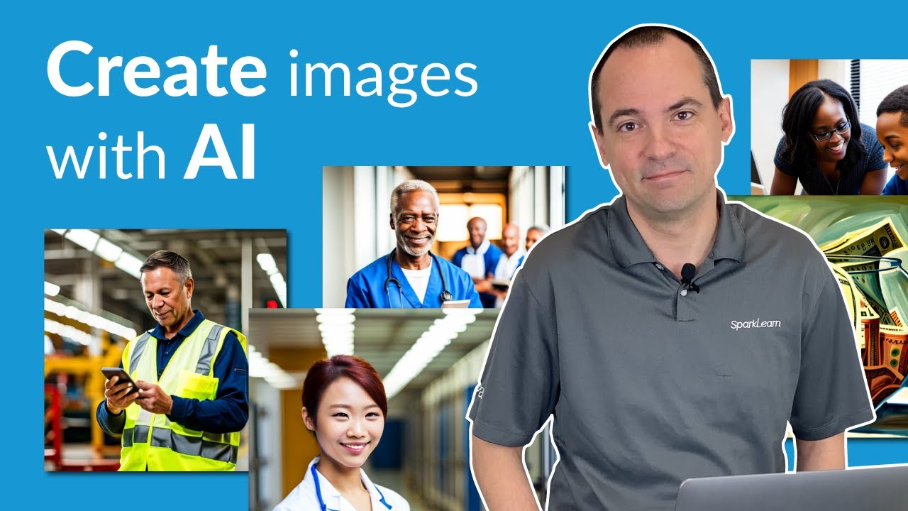 SparkLearnApp's tweet card. Creating Generative AI Images